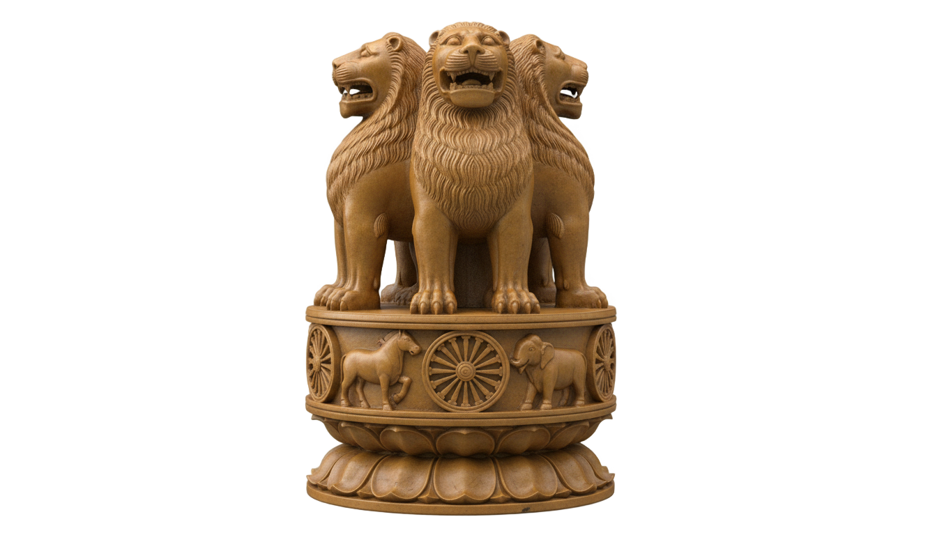 national emblem of india logo png PNG transparent background