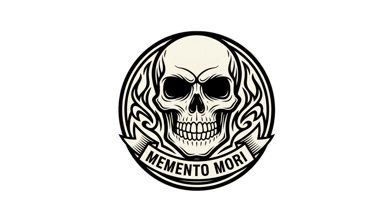 skull emblem png PNG transparent background