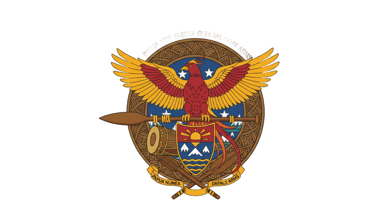 national emblem of png and their meaning PNG transparent background