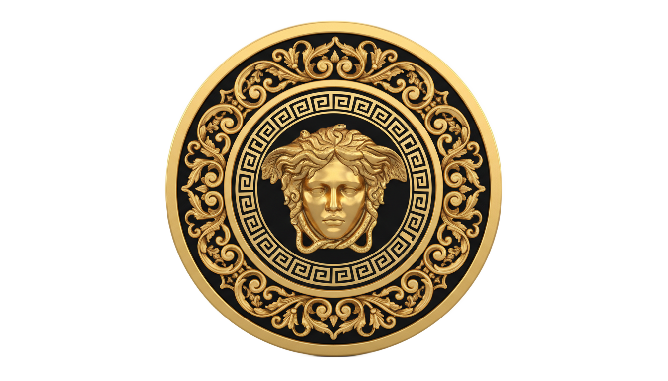 versace circle logo png PNG transparent background