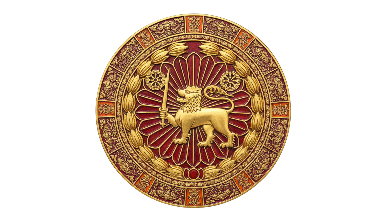 emblem of sri lanka png PNG transparent background