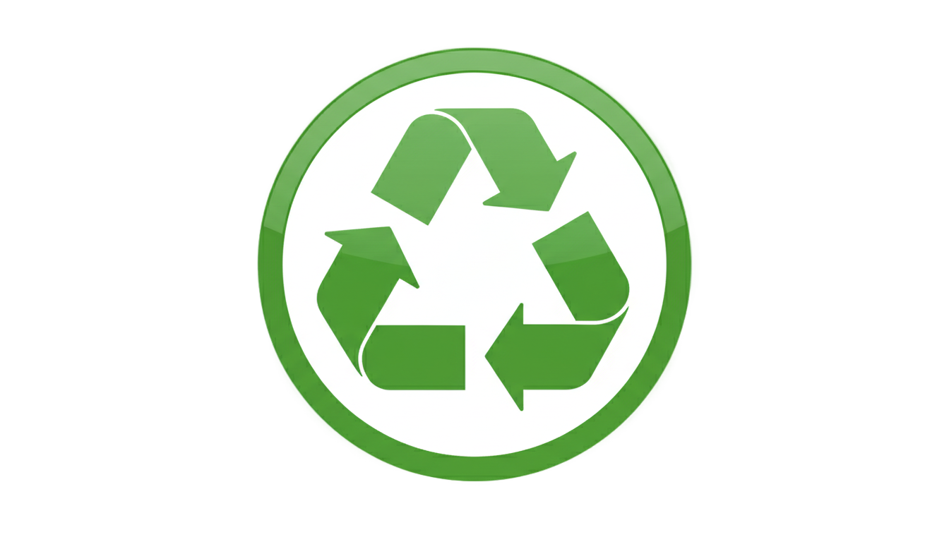 recycle logo circle png PNG transparent background