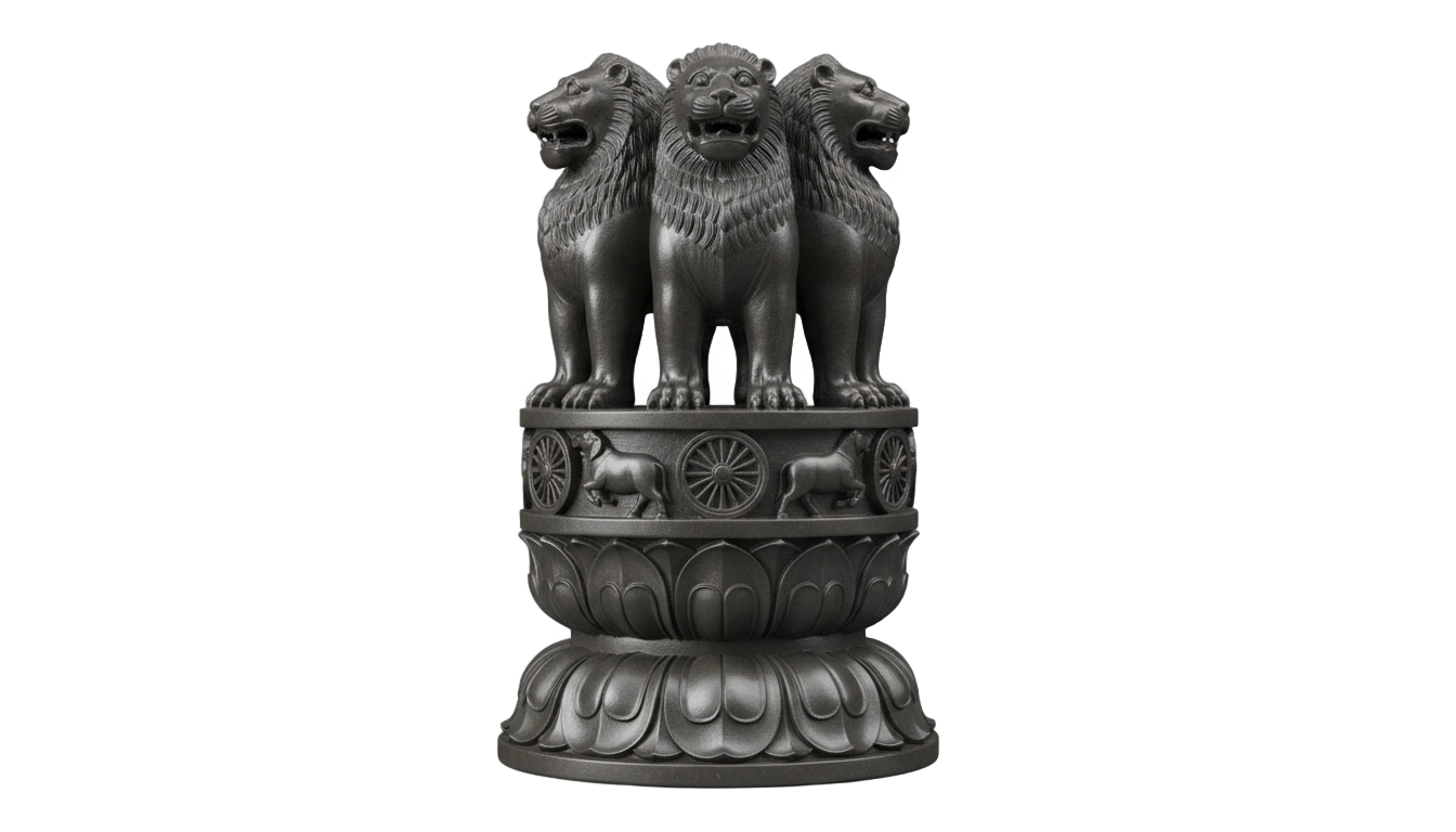 india national emblem png PNG transparent background