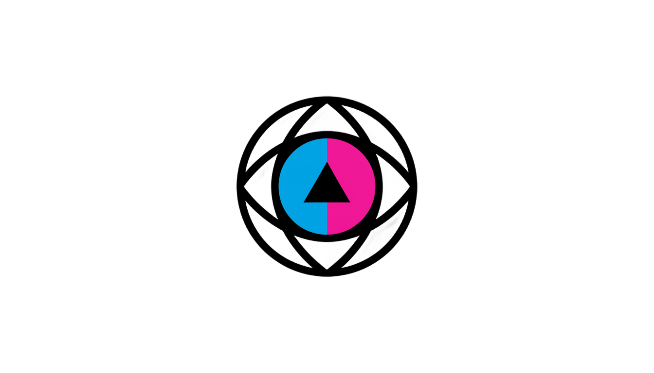 odd eye circle logo png PNG transparent background
