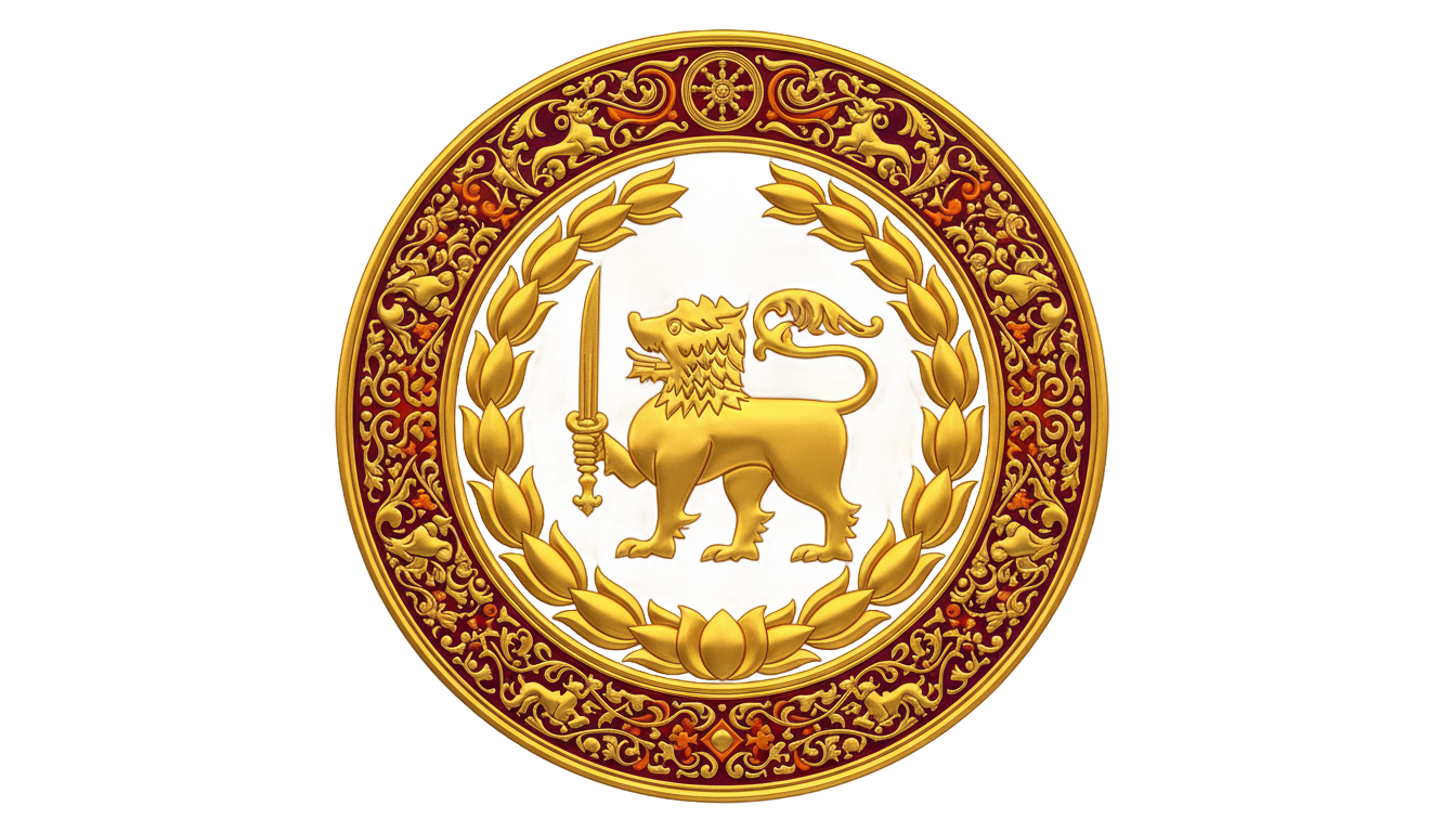 emblem of sri lanka png PNG transparent background