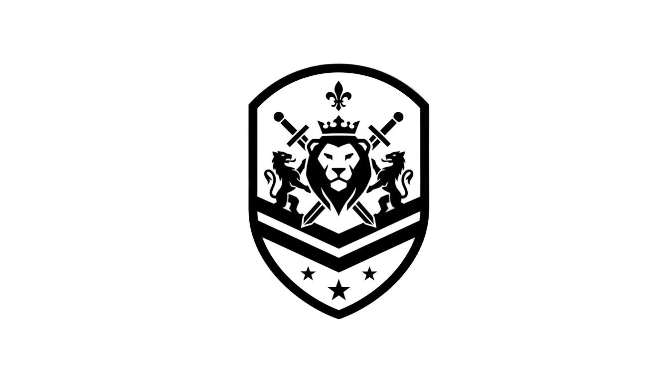 black shield logo png PNG transparent background