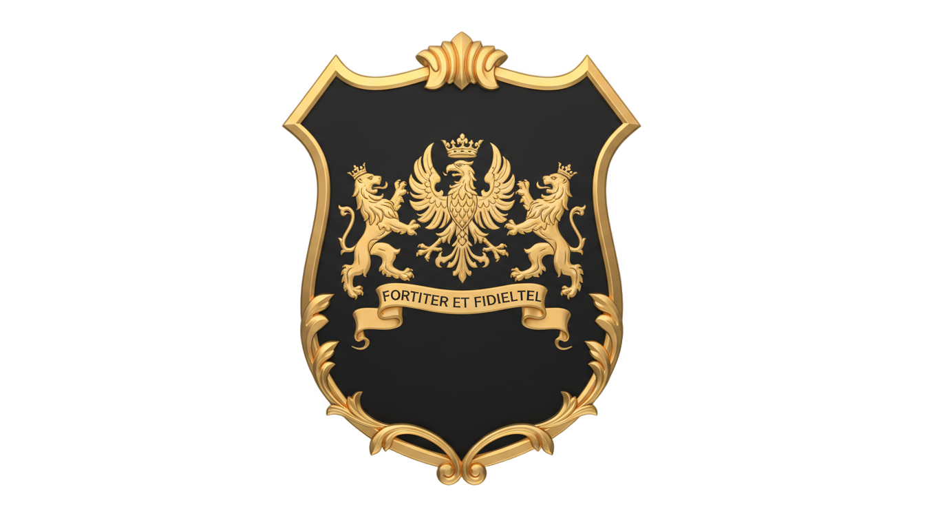 black and gold shield logo png PNG transparent background