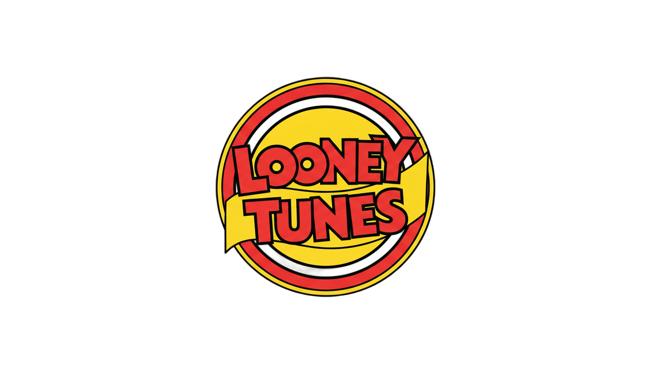 looney tunes circle logo png PNG transparent background