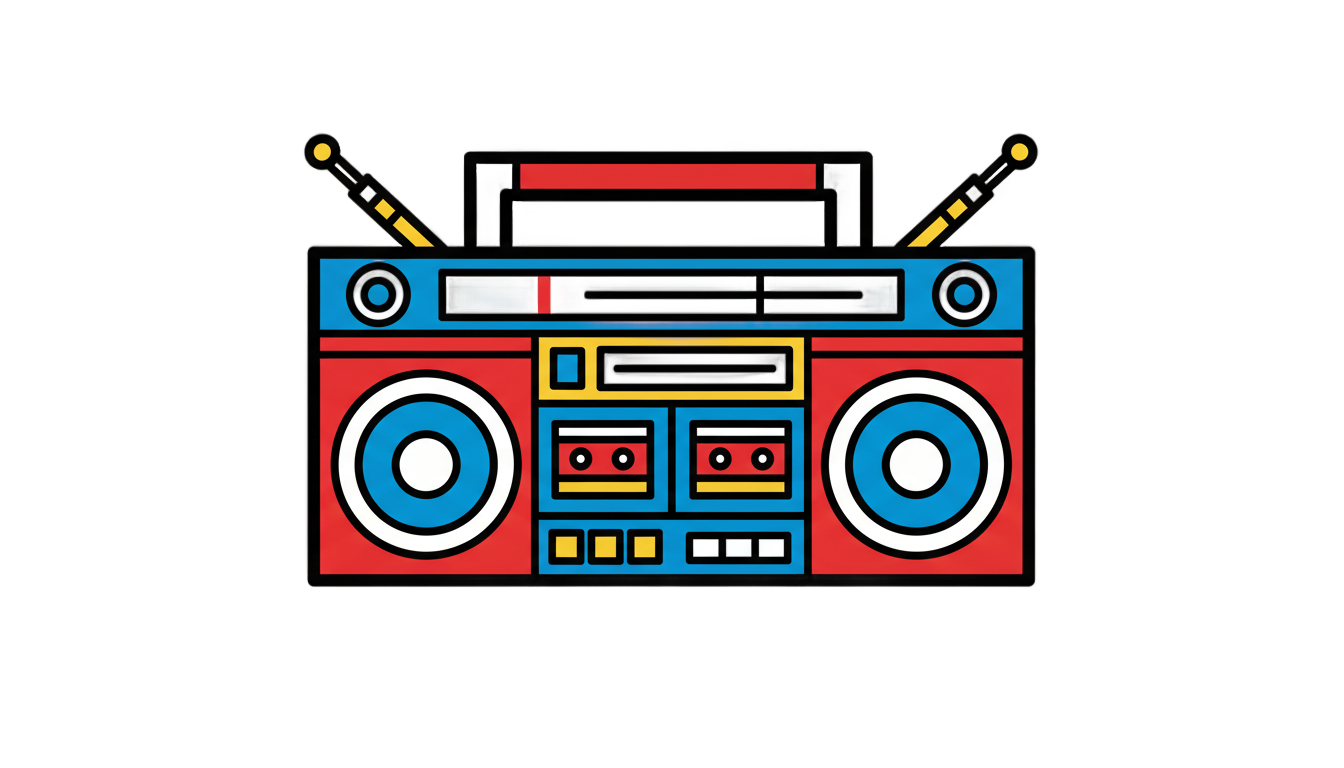 vintage stereo logo png PNG transparent background