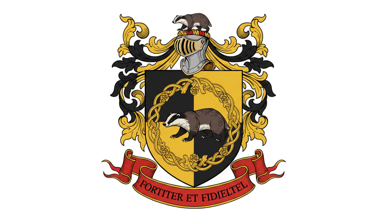 hufflepuff house crest png PNG transparent background