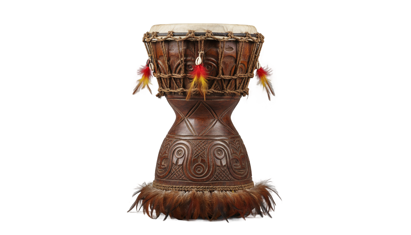 what does kundu drum represent on the png emblem PNG transparent background
