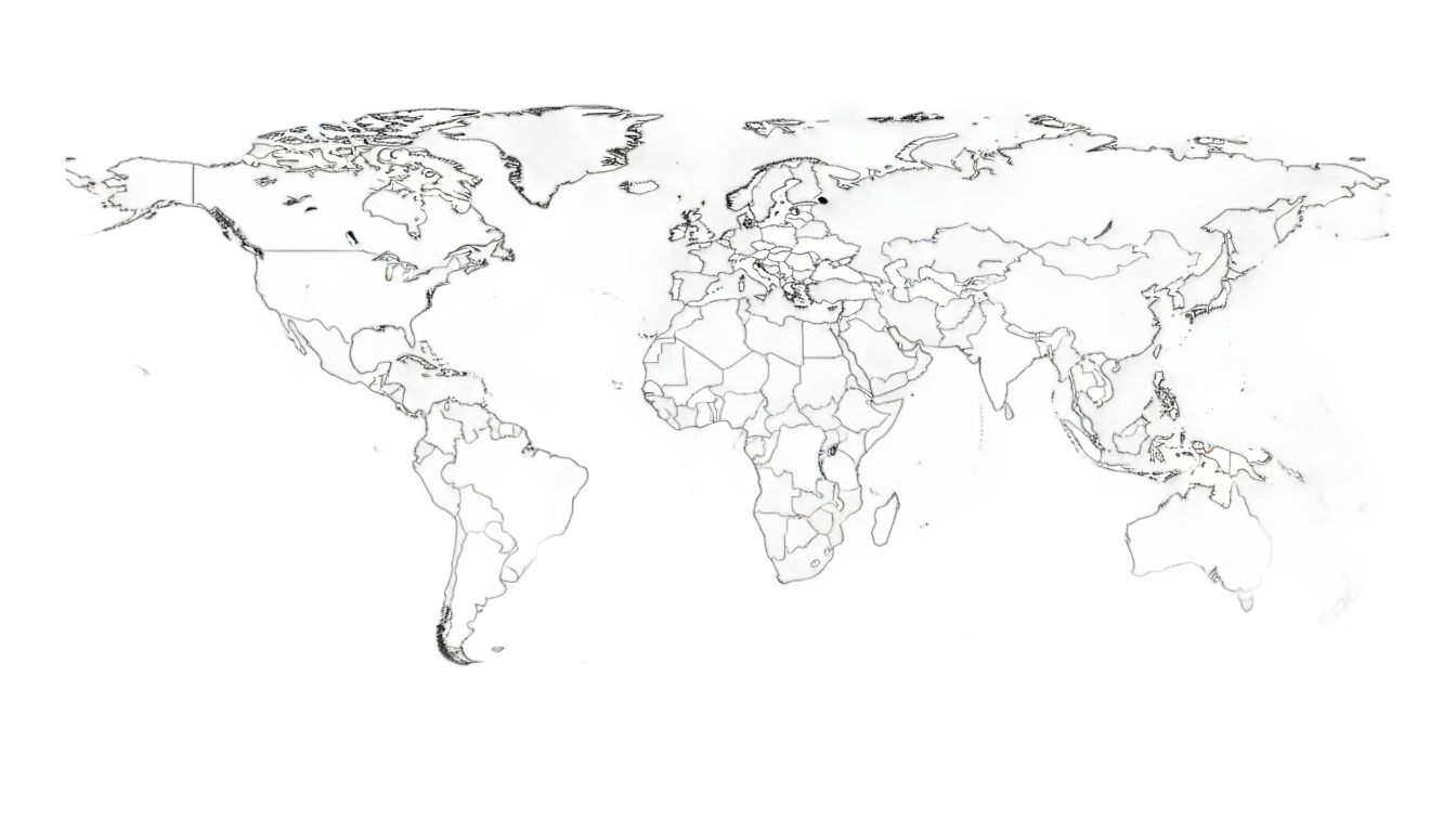 world map line drawing png PNG transparent background