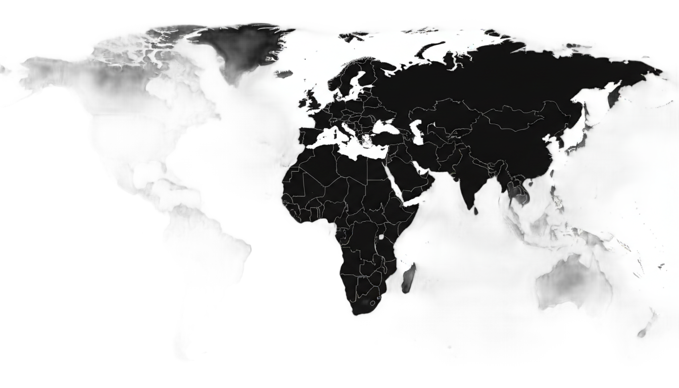 world map monochrome png PNG transparent background