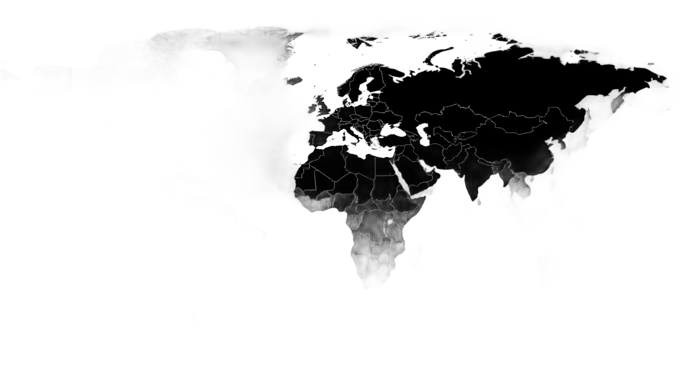 world map black and white png PNG transparent background