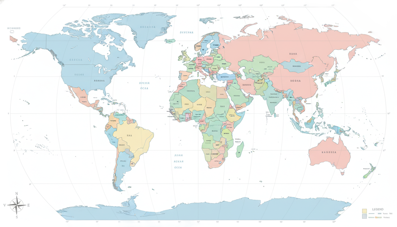 world map political png PNG transparent background