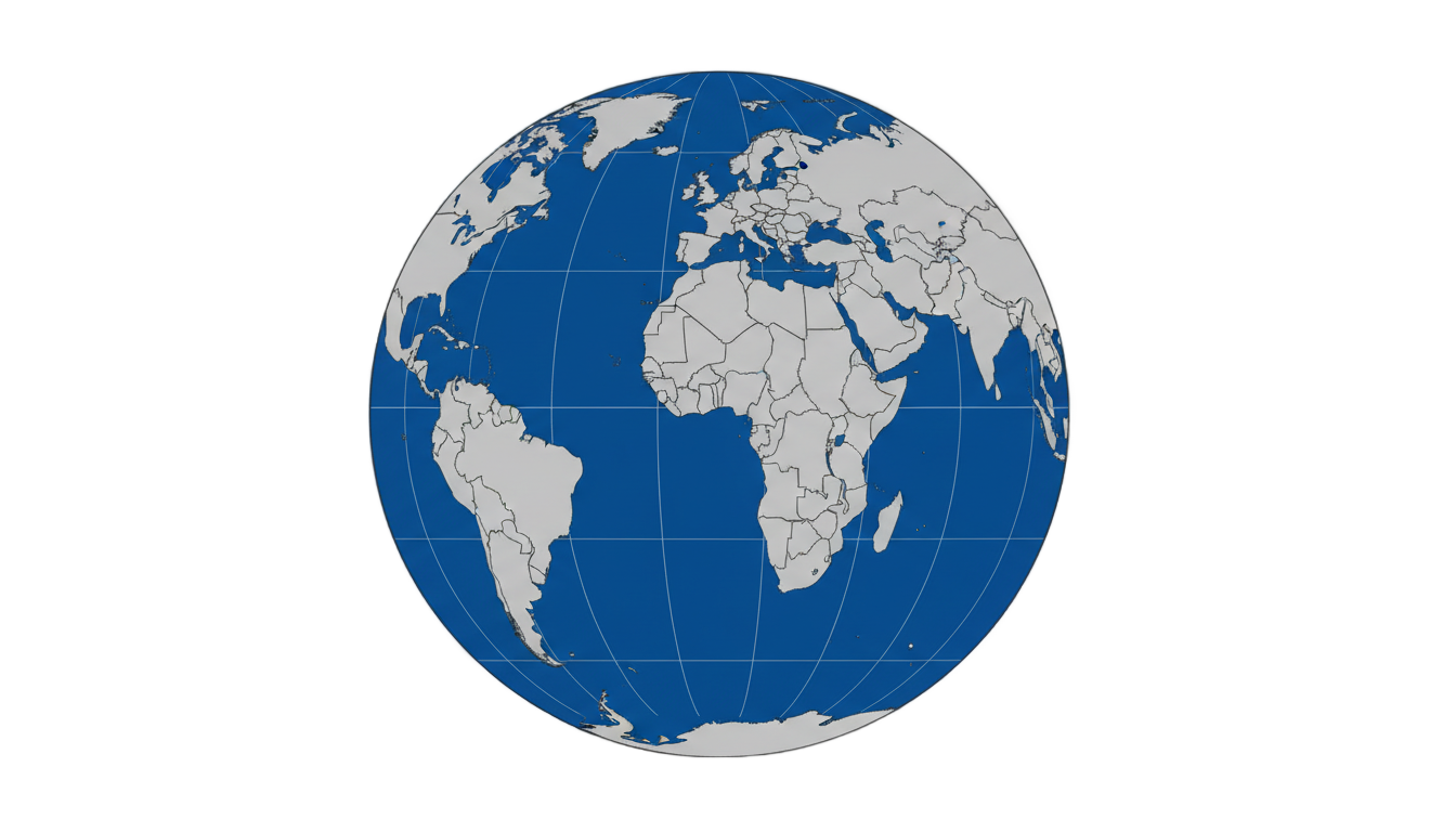 blank world map with oceans marked in blue png PNG transparent background