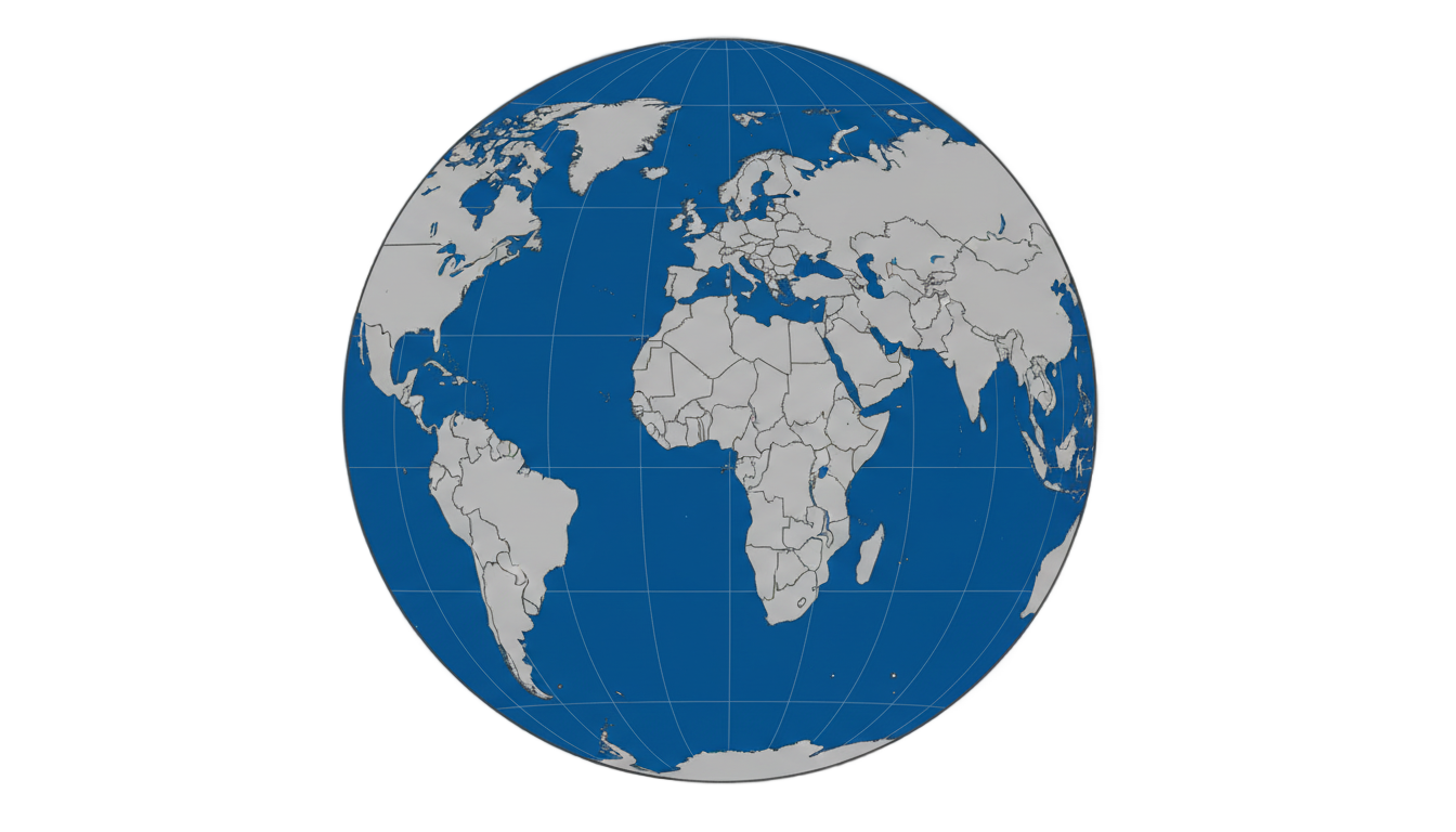 blank world map with oceans marked in blue png PNG transparent background
