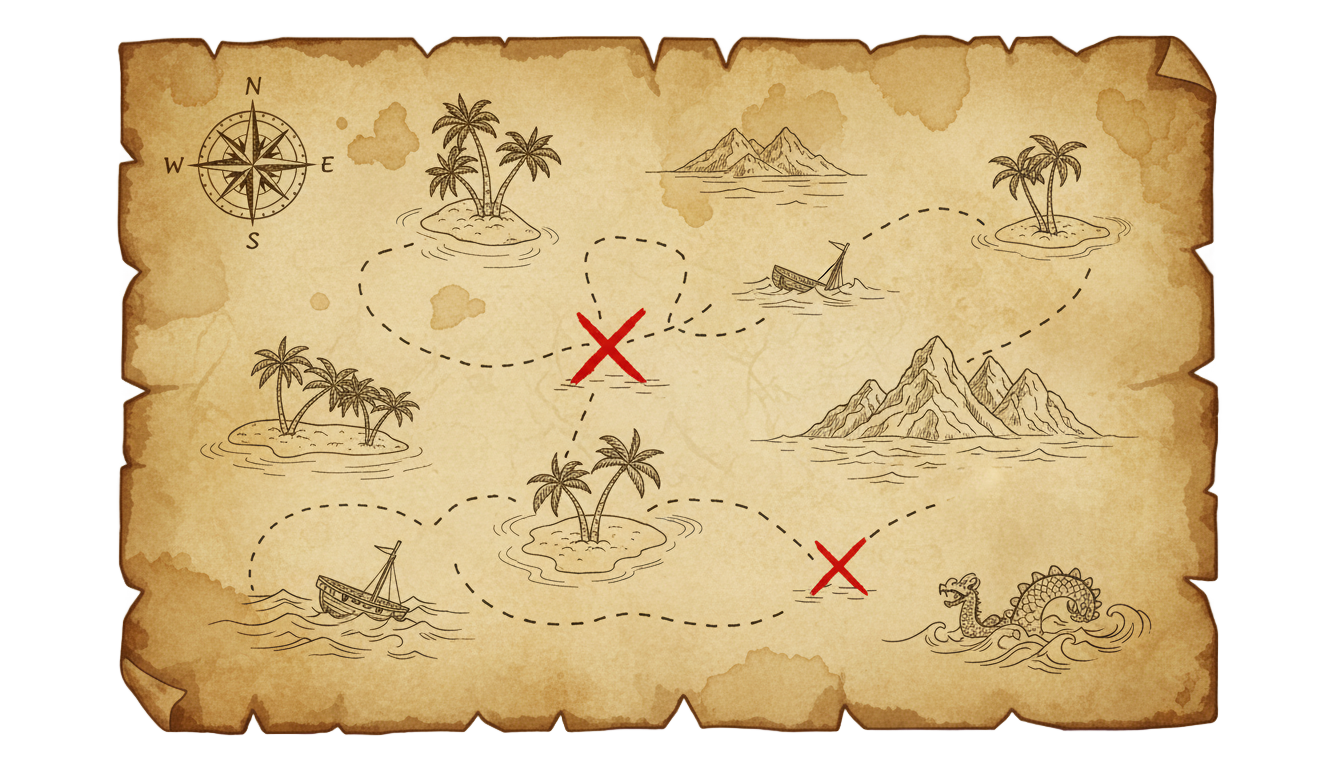 treasure hunt map png PNG transparent background