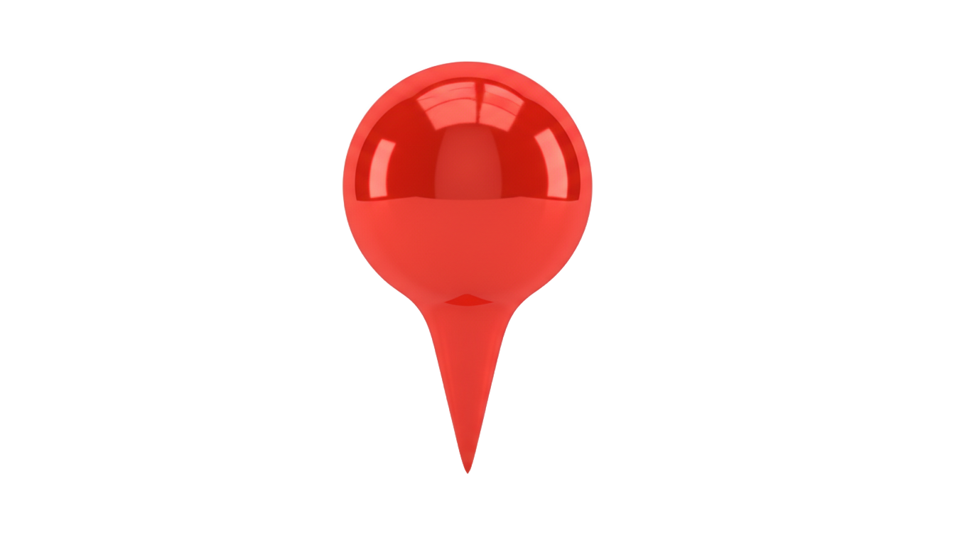 3d map pin png PNG transparent background