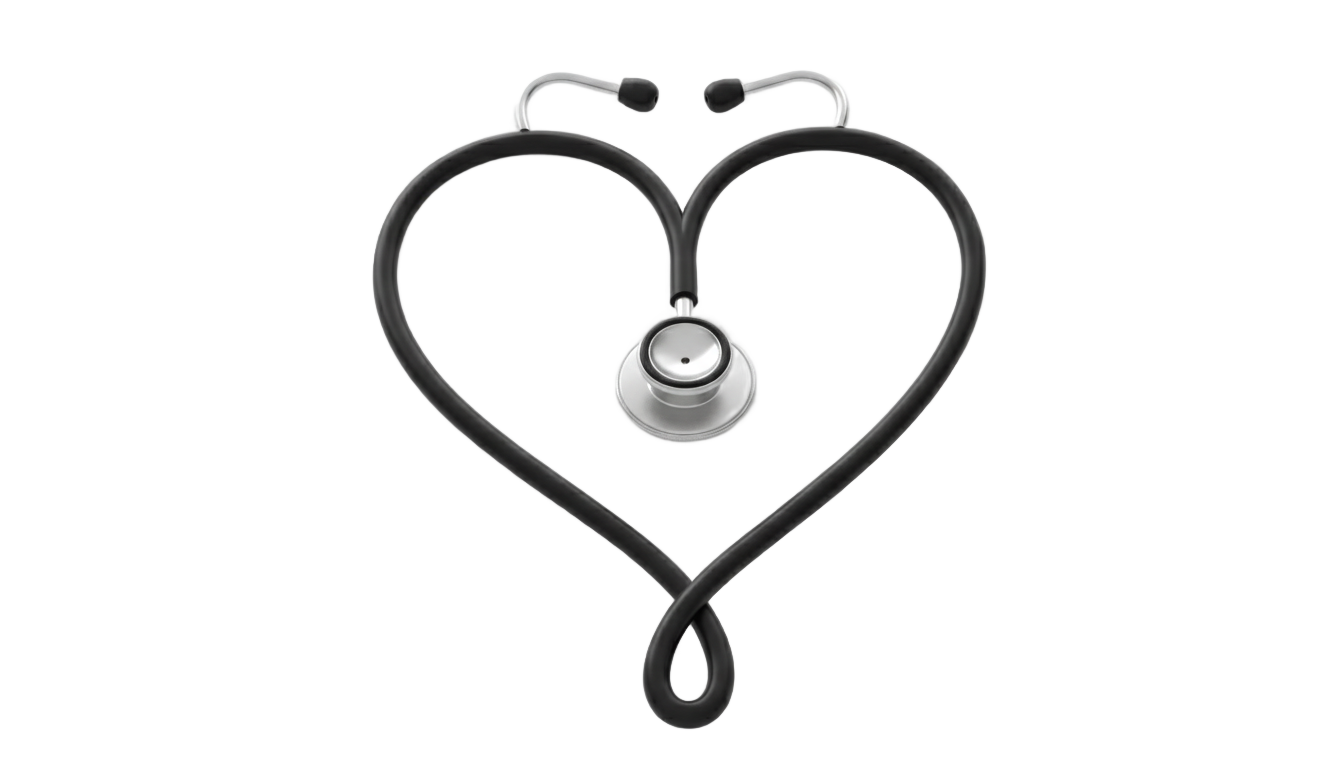 heart stethoscope png PNG transparent background