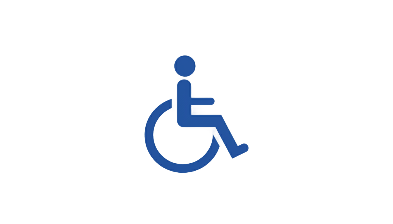wheelchair sign png PNG transparent background