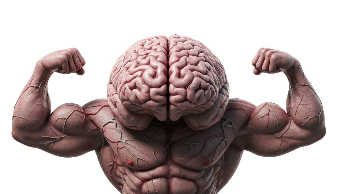 strong brain png PNG transparent background