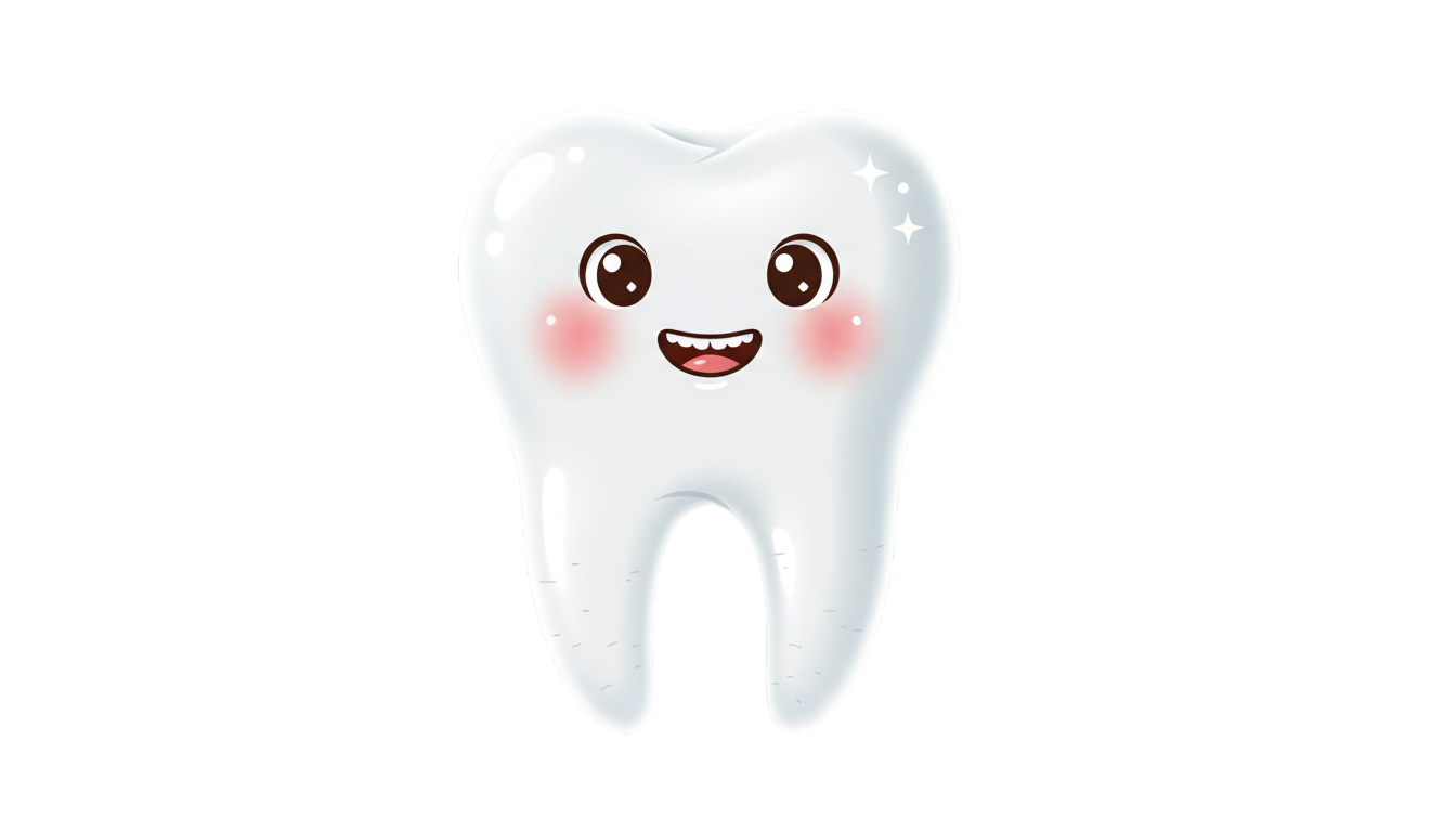 cute tooth clipart png PNG transparent background