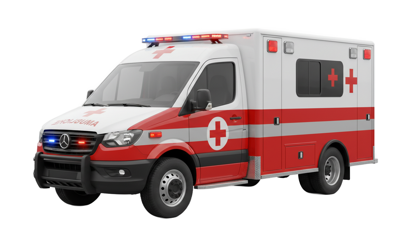 ambulance illustration png PNG transparent background