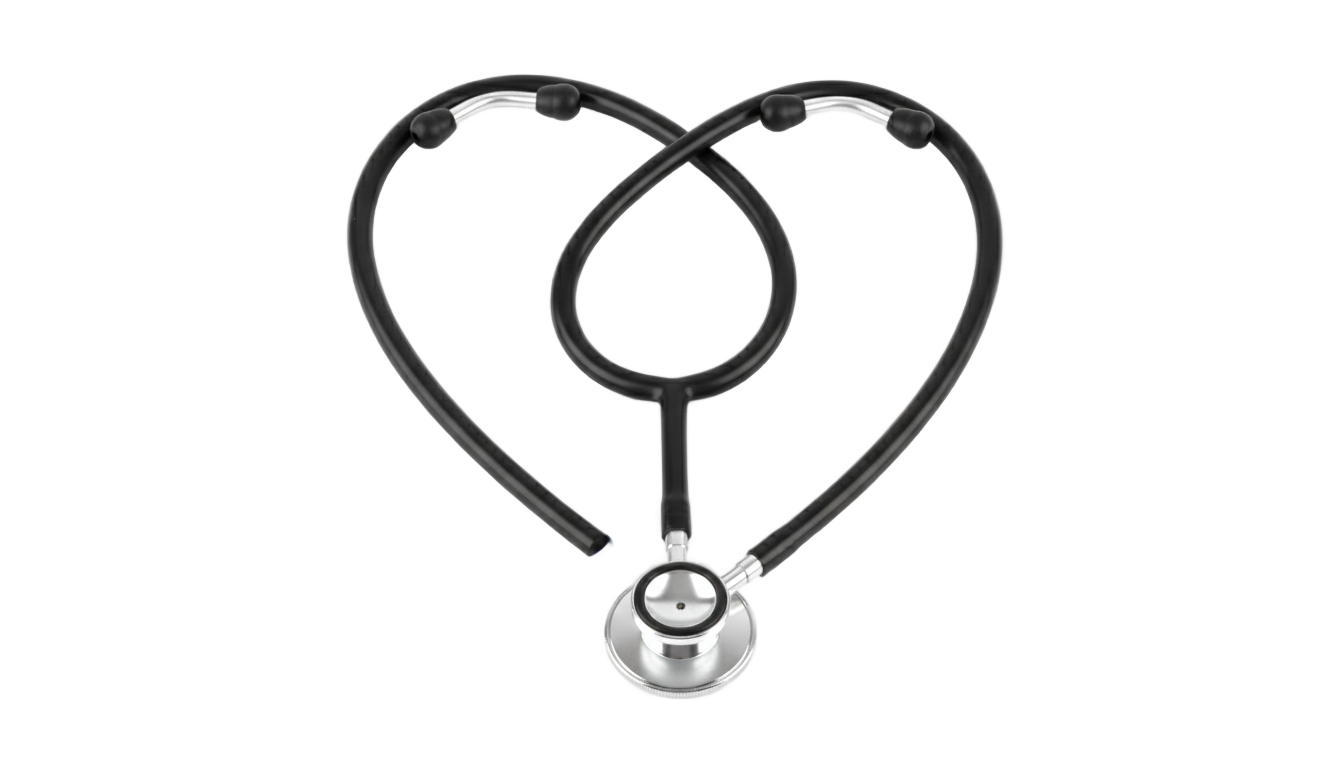 heart shaped stethoscope png PNG transparent background