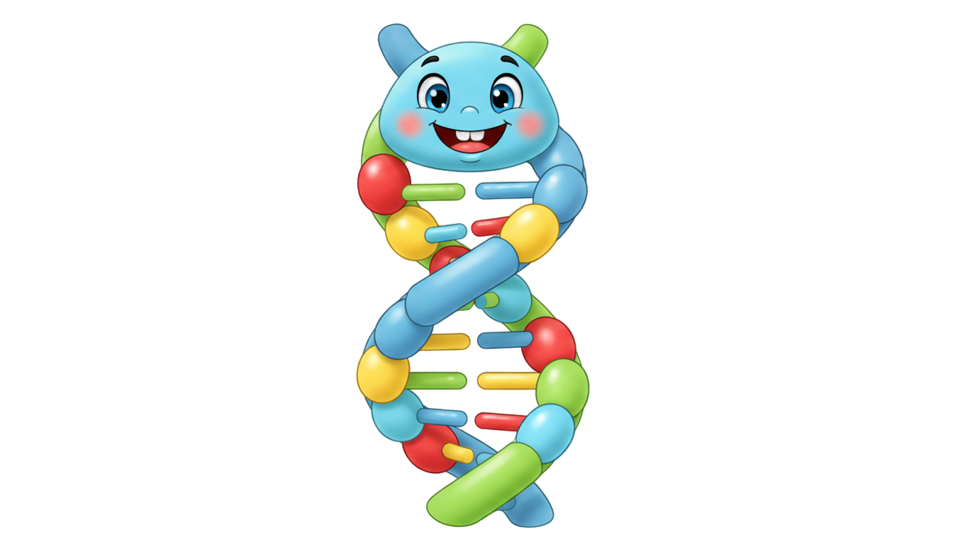 dna cartoon png PNG transparent background
