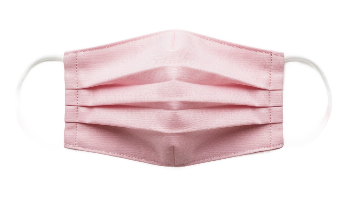 pink face mask png PNG transparent background