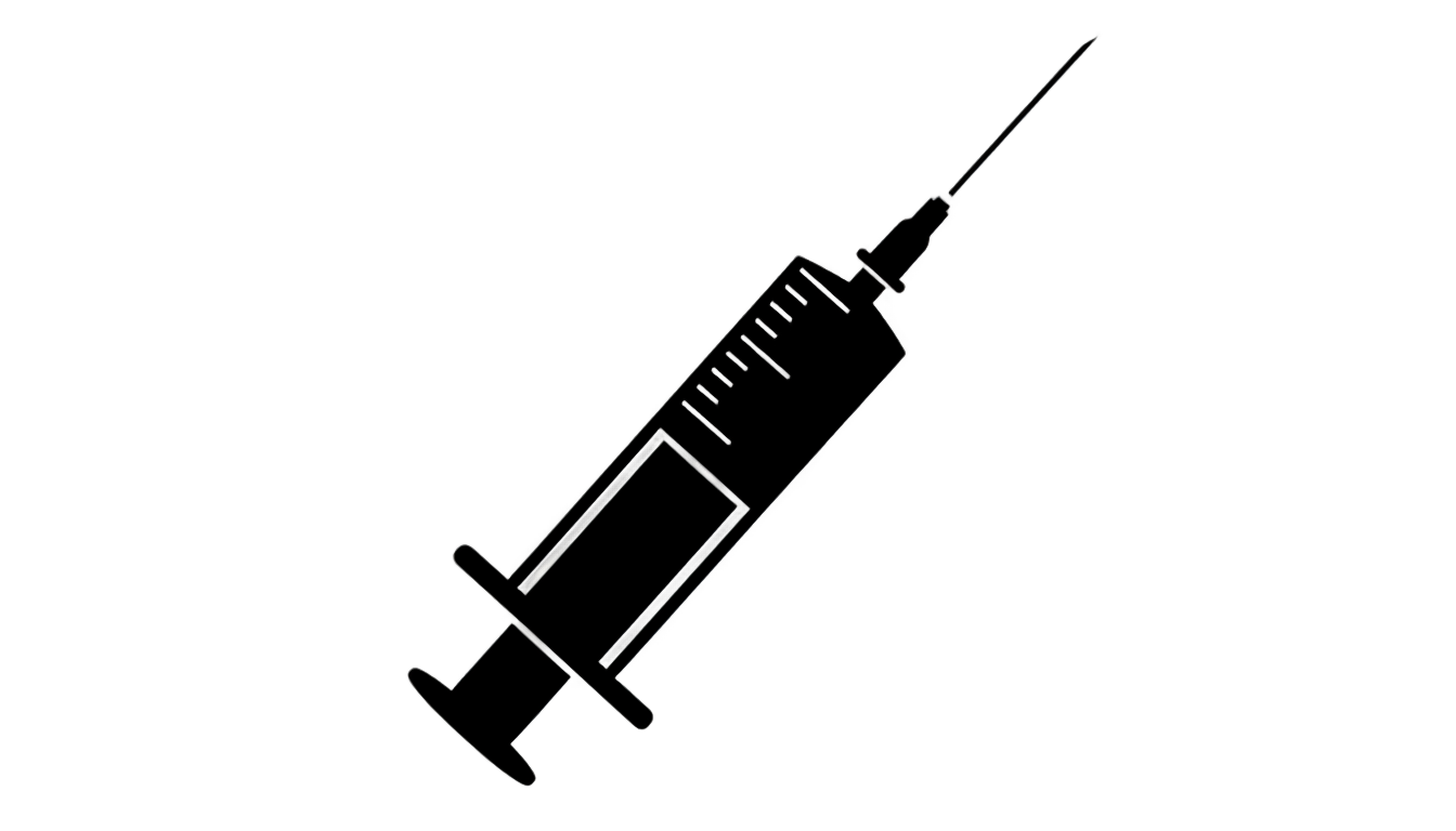syringe silhouette png PNG transparent background
