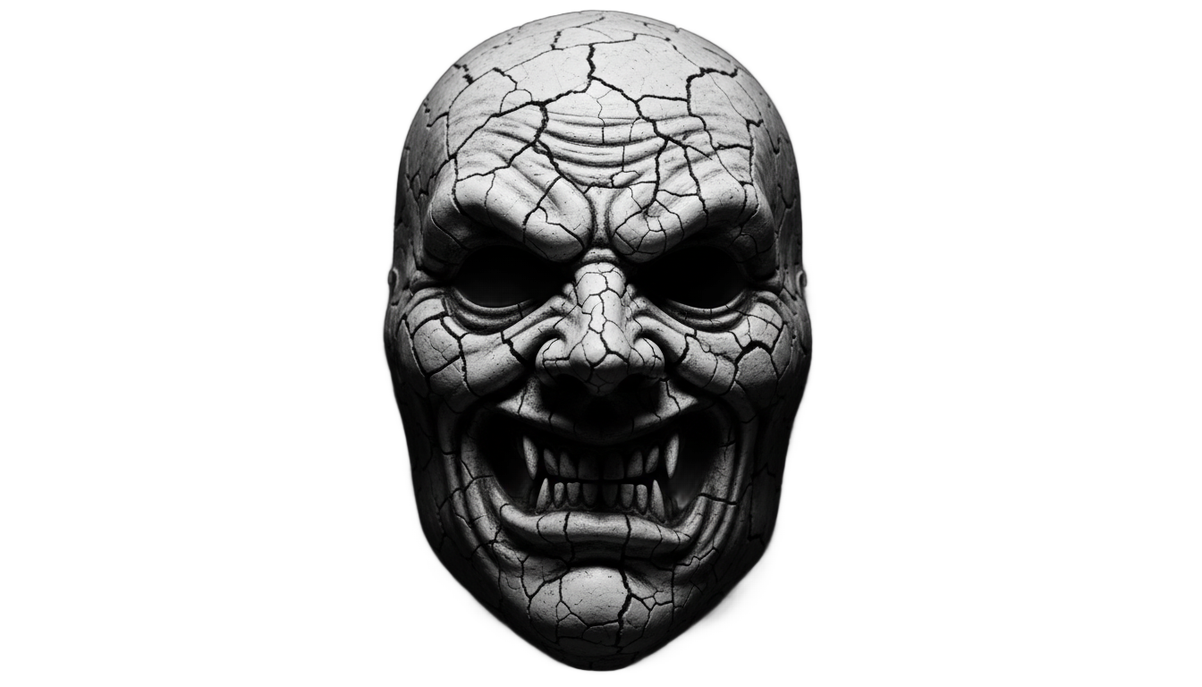 horror face mask png PNG transparent background