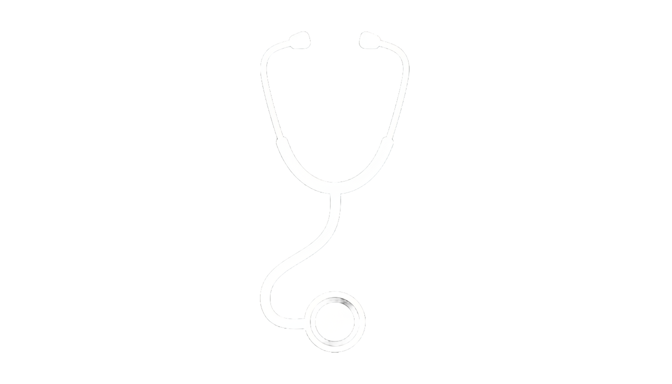 stethoscope icon white png PNG transparent background