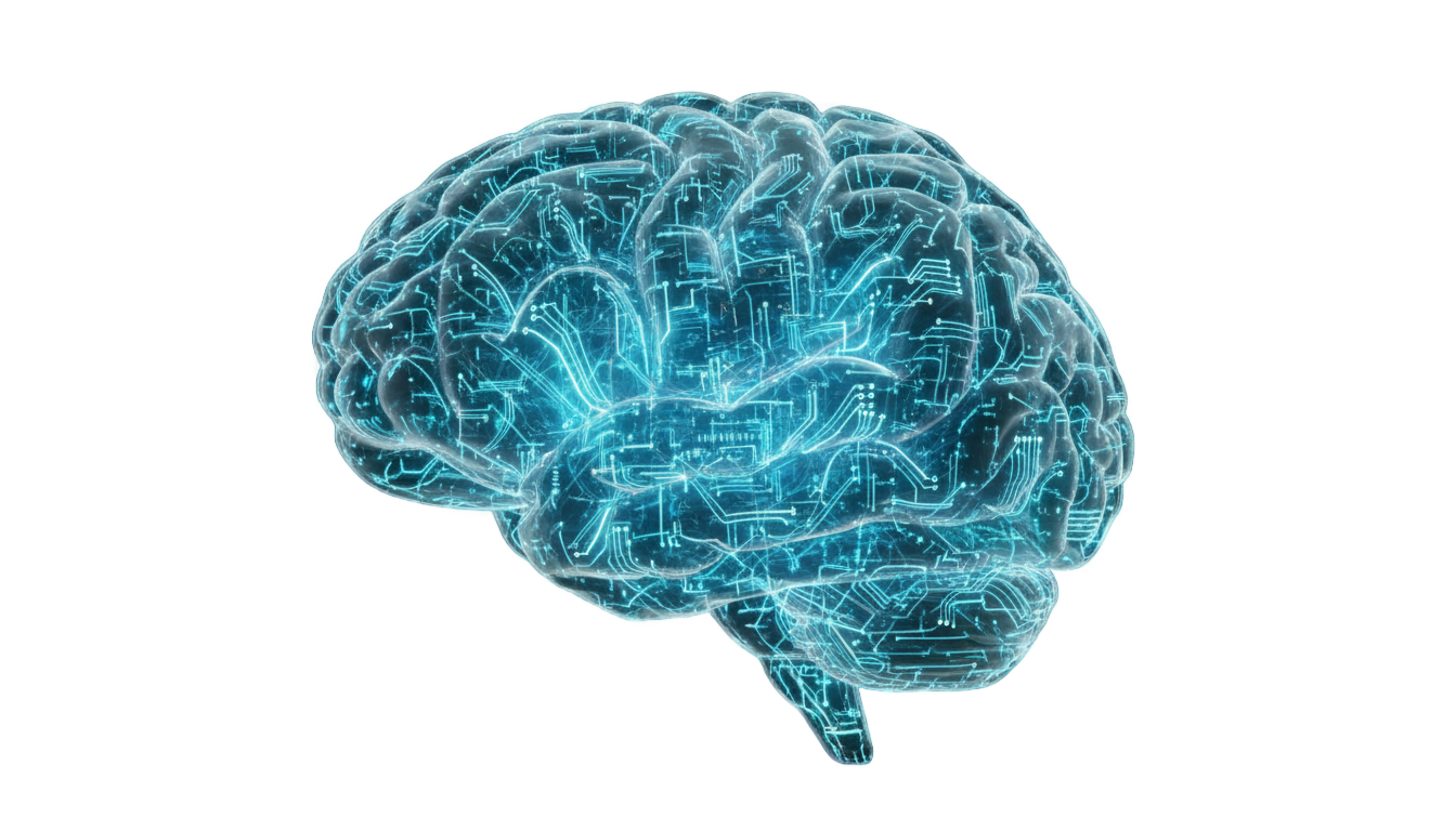 ai brain png PNG transparent background