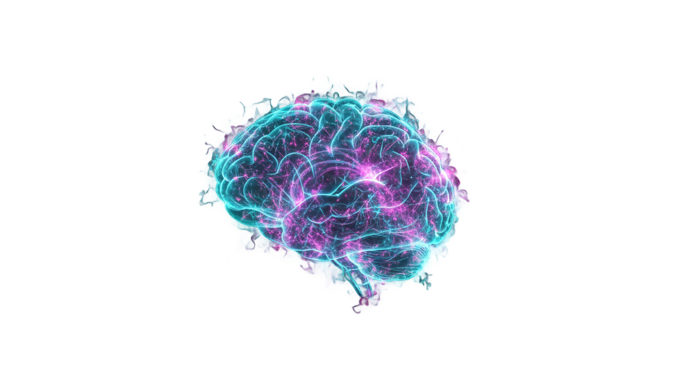 brain hologram png PNG transparent background