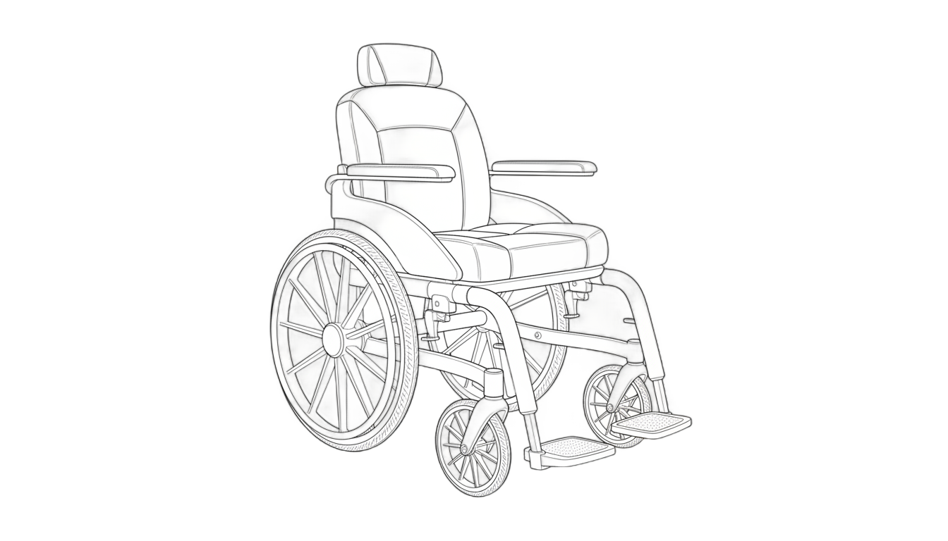 wheelchair drawing png PNG transparent background