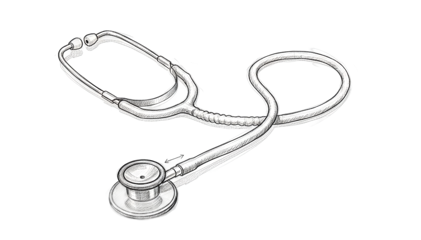 stethoscope drawing png PNG transparent background