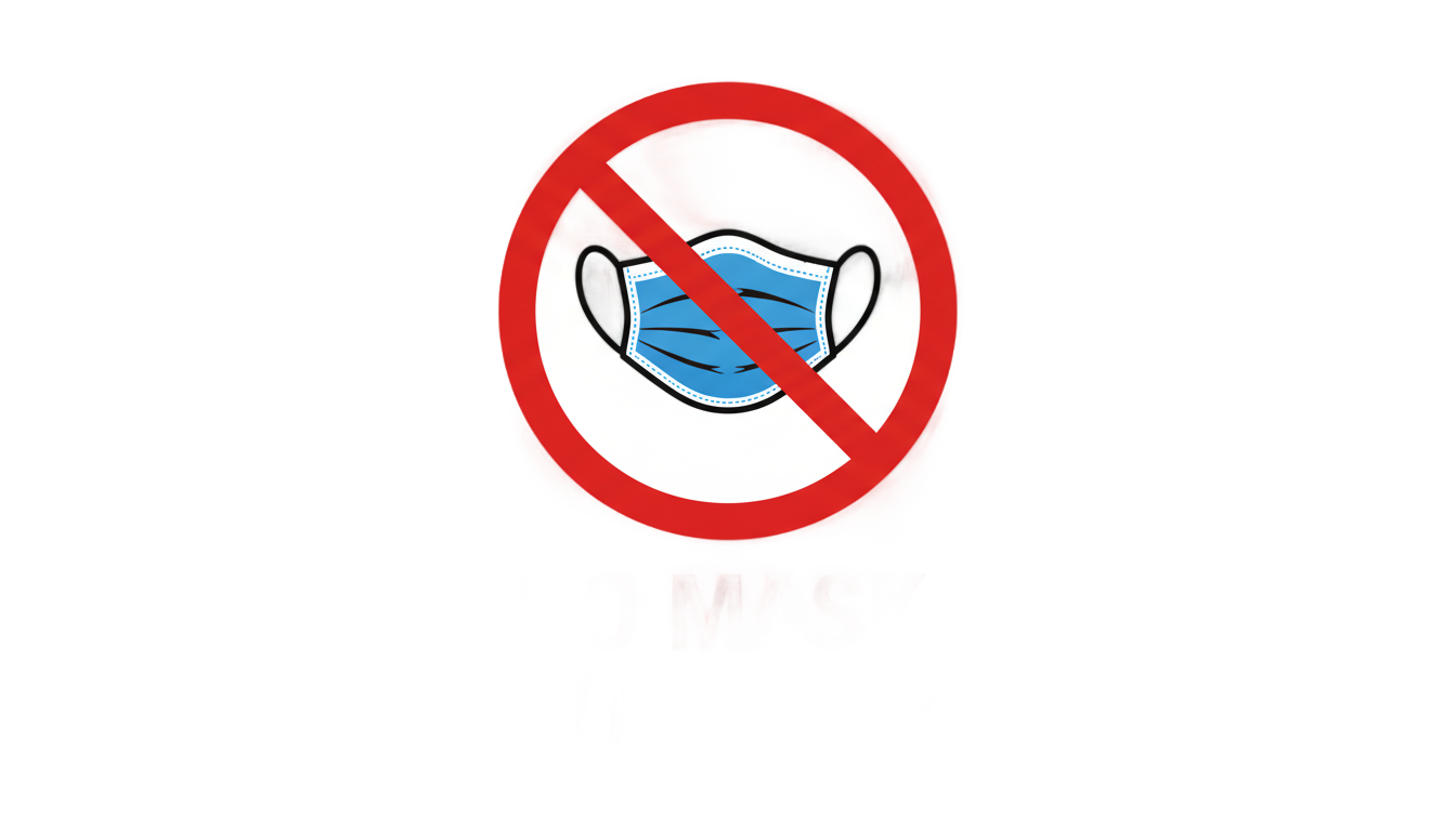 no face mask no entry png PNG transparent background