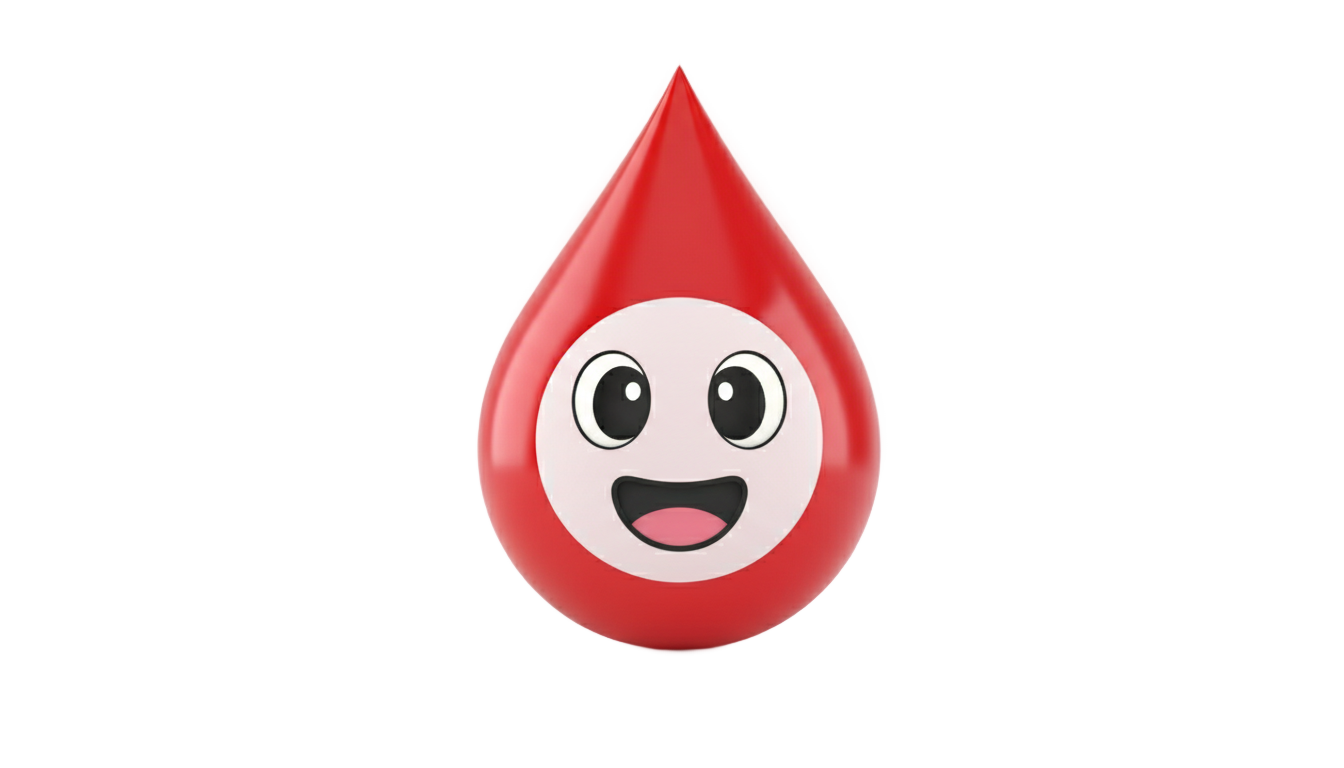 cartoon blood drop png PNG transparent background