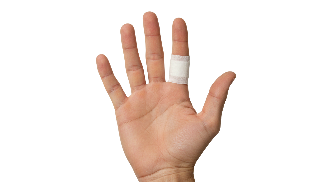 bandage on hand png PNG transparent background
