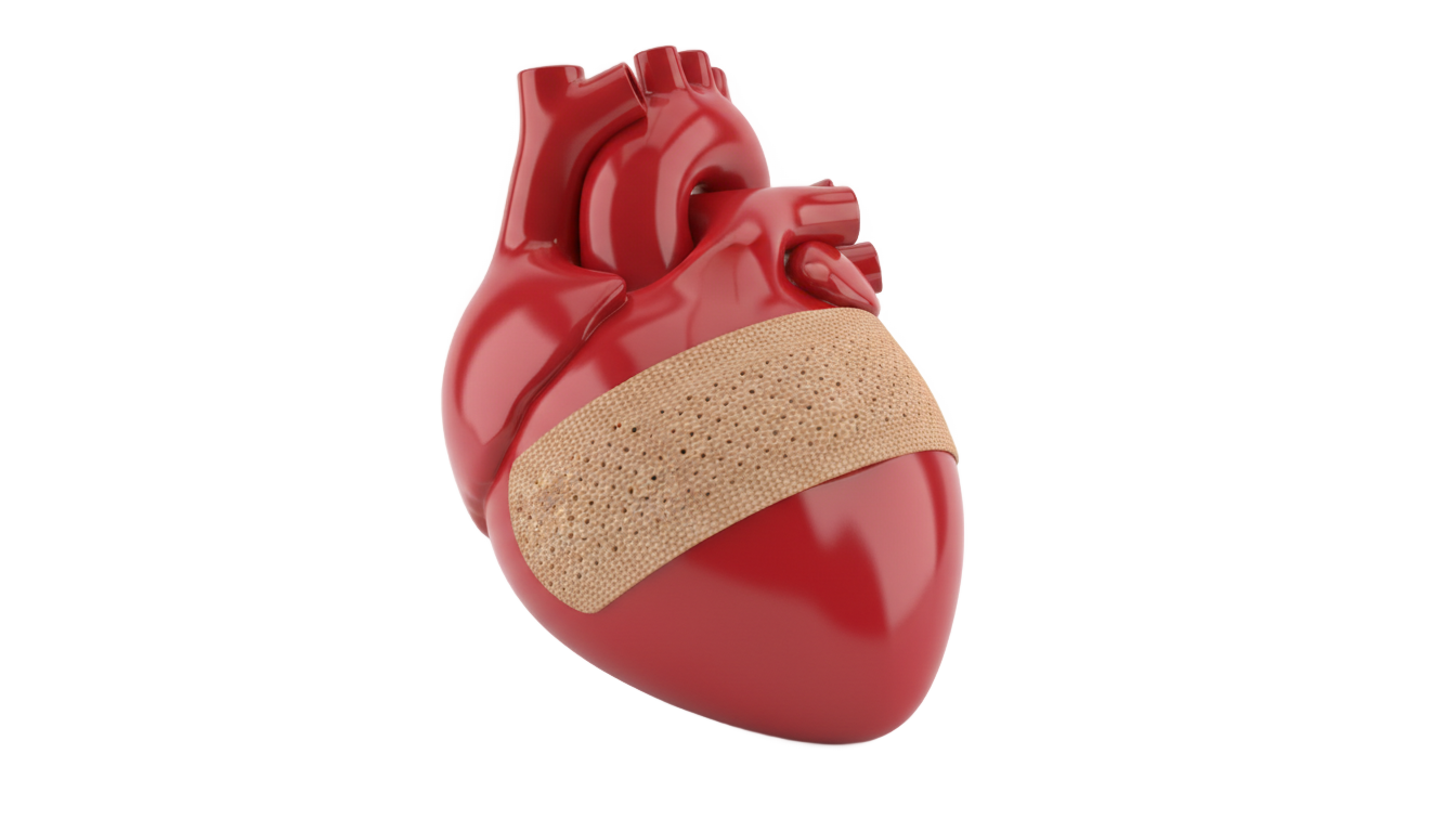 heart bandage png PNG transparent background