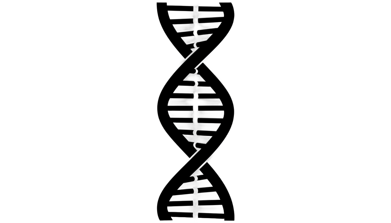 dna silhouette png PNG transparent background