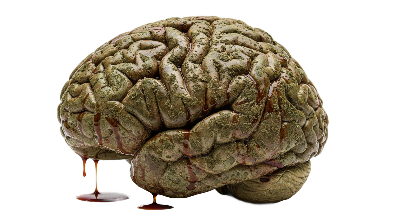 rotten brain png PNG transparent background