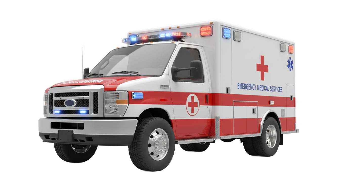 ambulance van png PNG transparent background