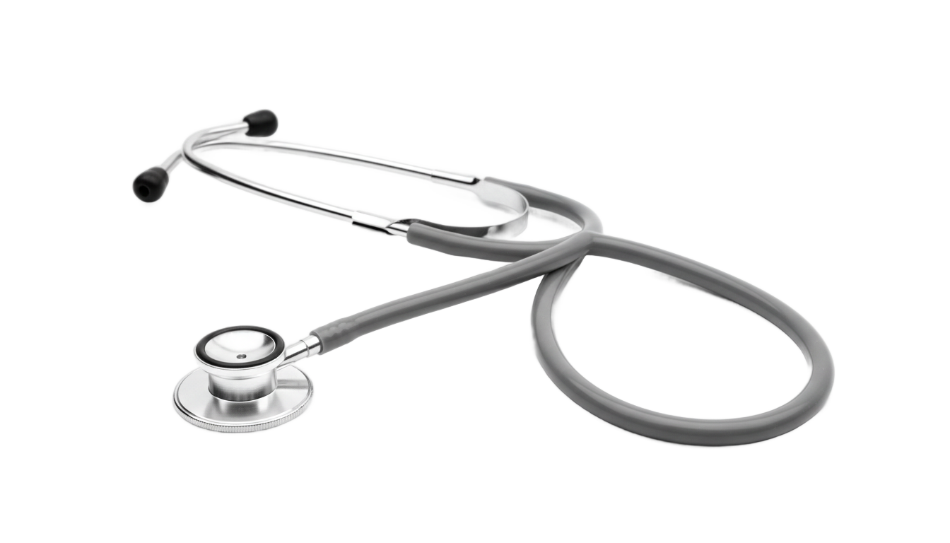 stethoscope png black and white PNG transparent background