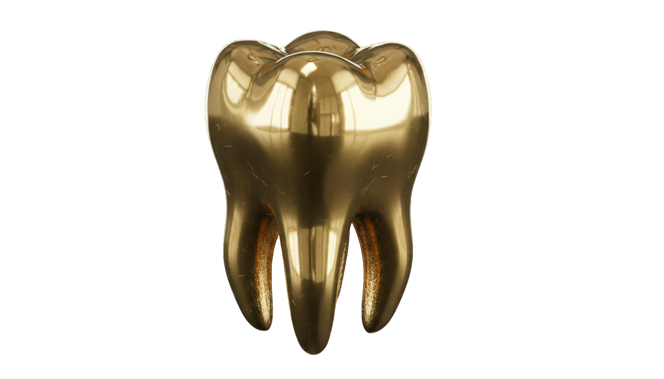 gold tooth logo png PNG transparent background