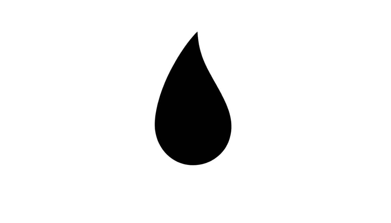 blood drop png black and white PNG transparent background