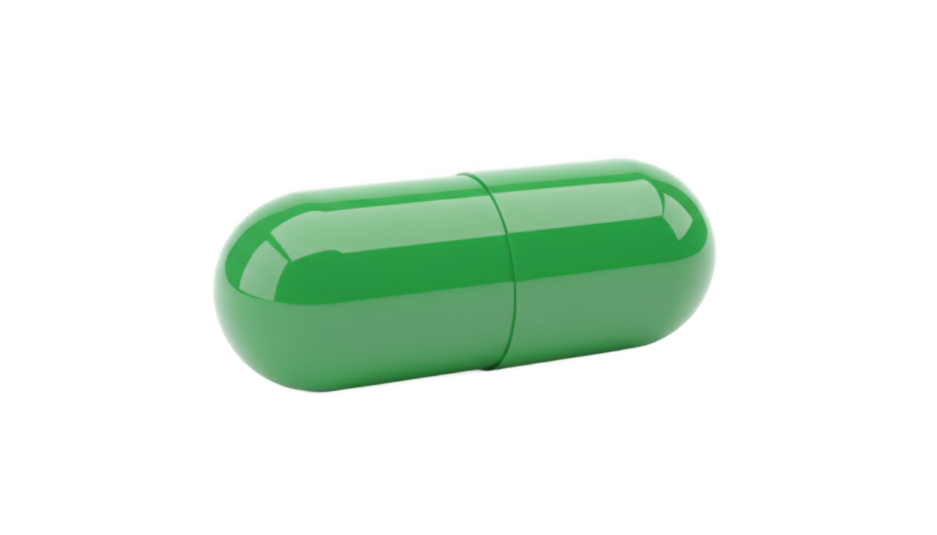 green pill png PNG transparent background