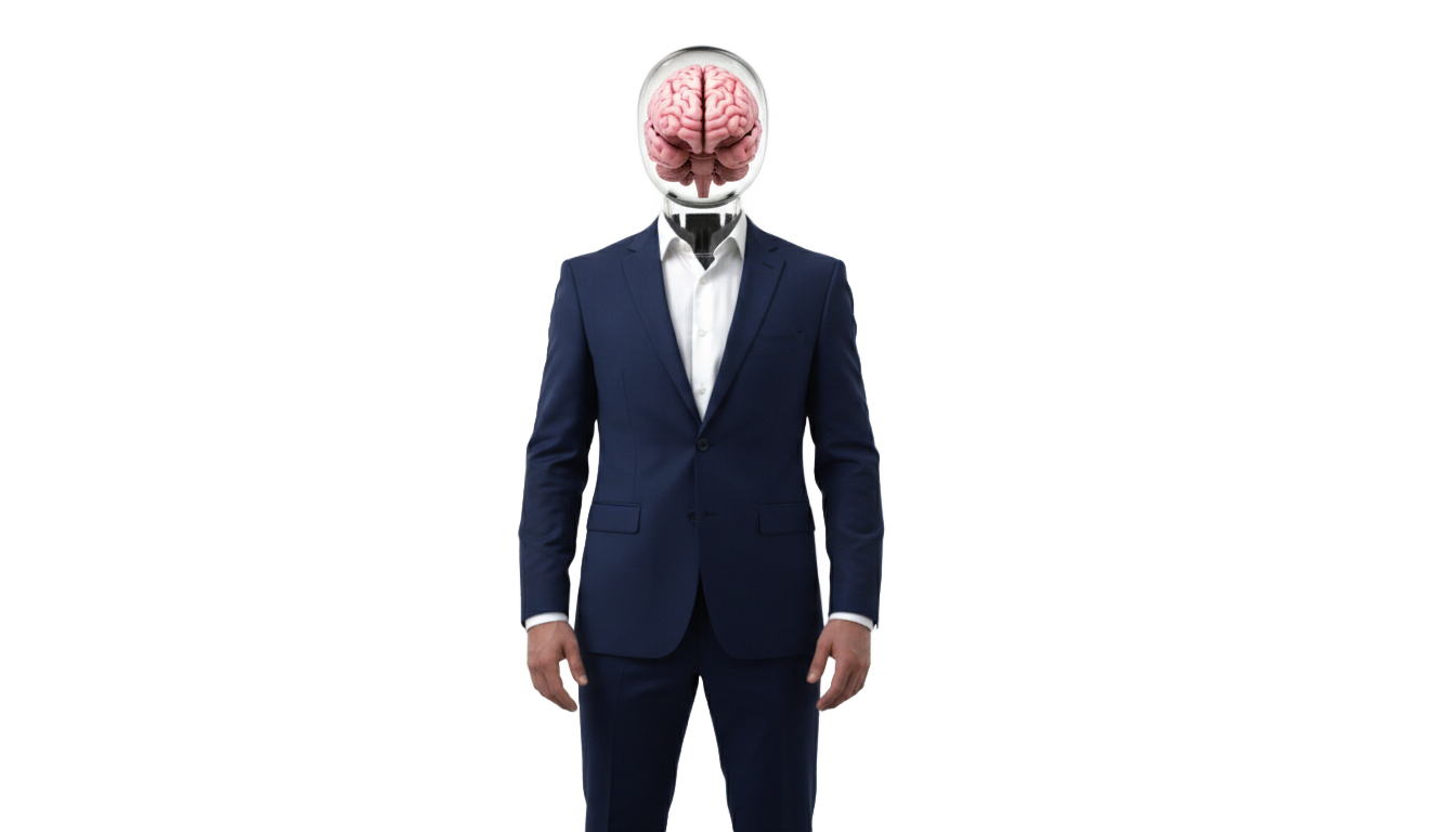man with brain png PNG transparent background